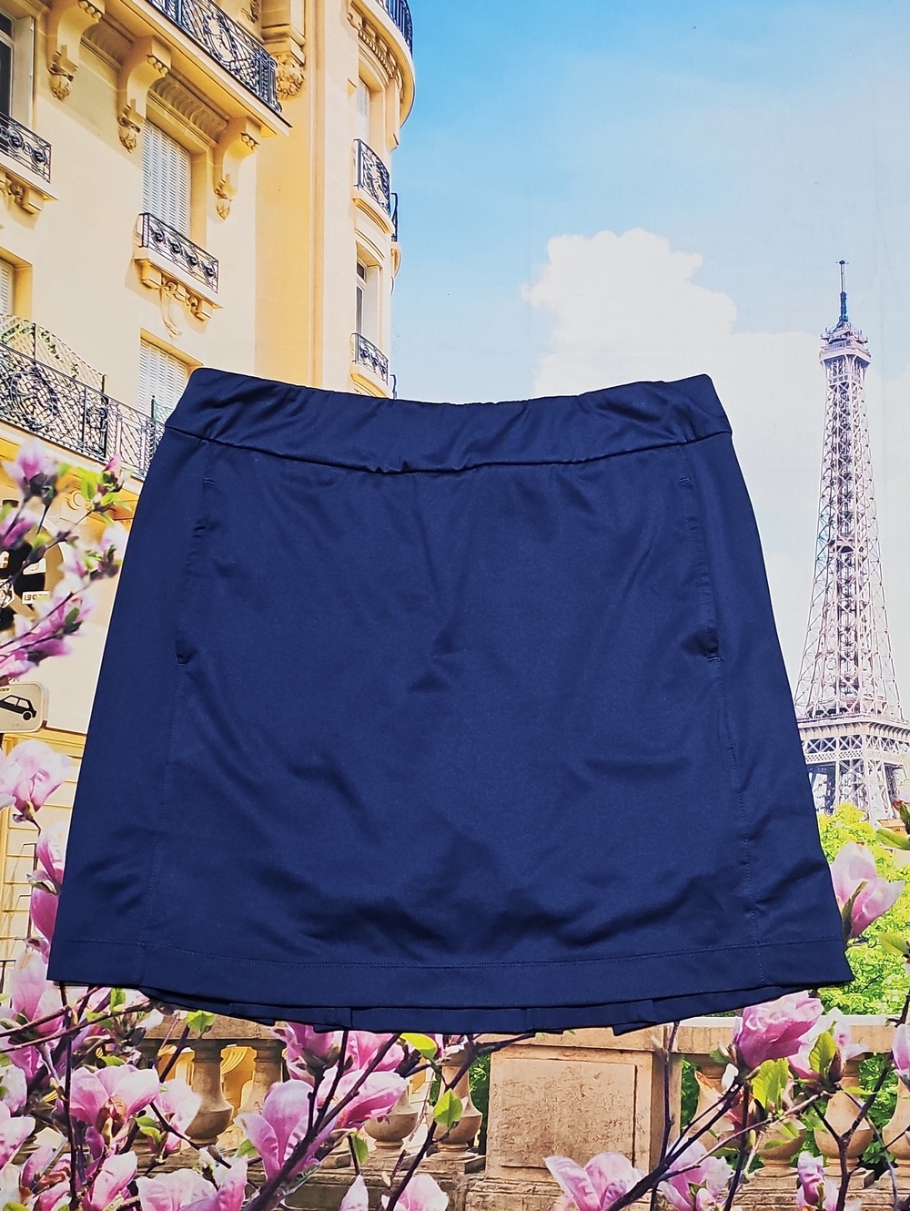 EP Pro New York Navy Athletic Tennis Golf Athletic Skort Size Medium